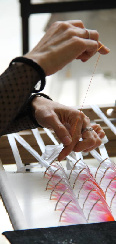 Embroidery - Needle-embroidered 3D structure - Invenio Flory