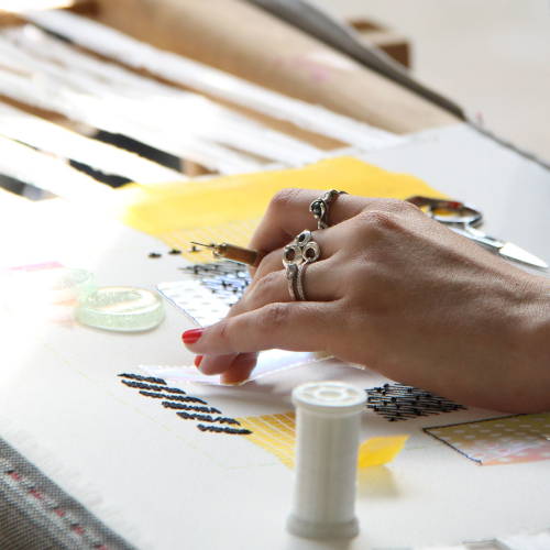 Embroidery - Colorful composition Invenio Flory