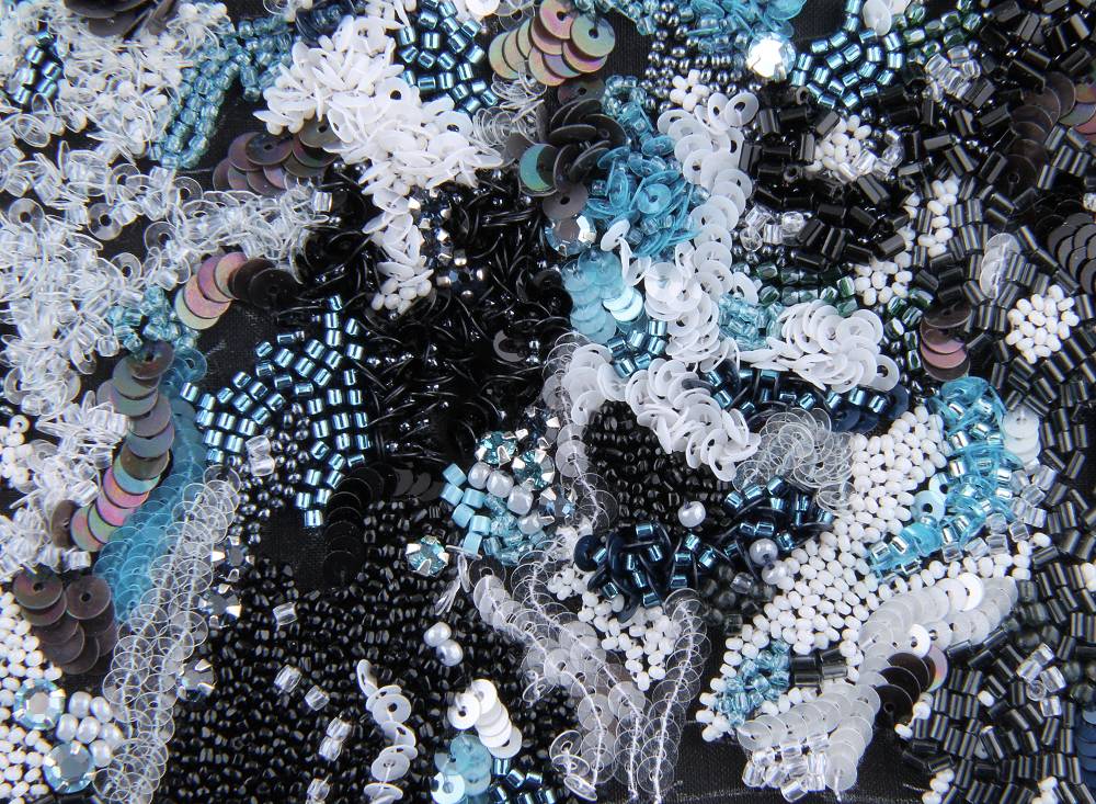 Coloration - Coloring through embroidery - created by Invenio Flory for Saint Laurent