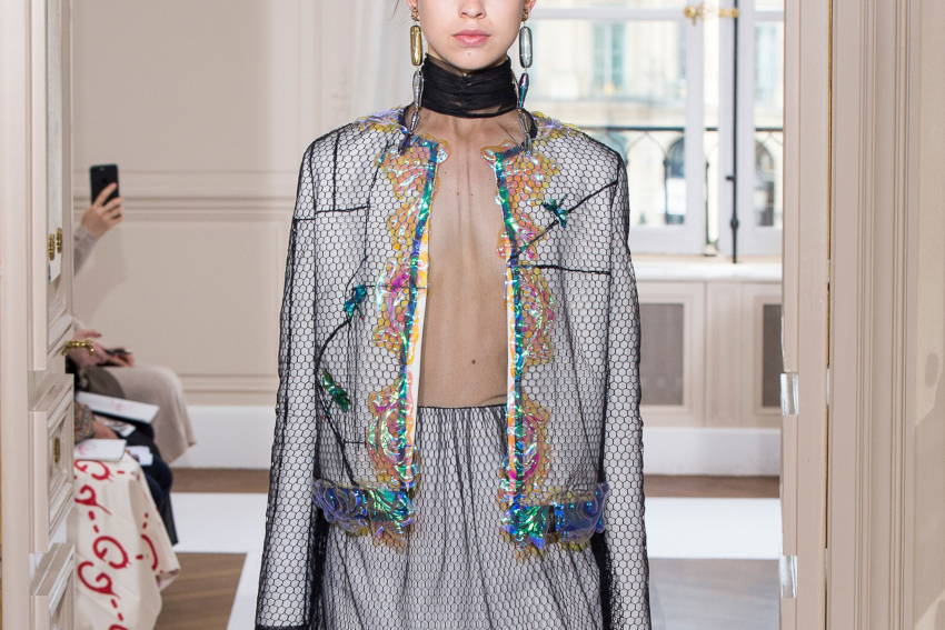Ornamental Illusion - Soft raised ornamentation created by Invenio Flory for Schiaparelli
