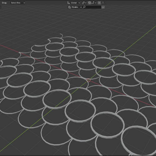 3D printing - 3D grid design - Invenio flory
