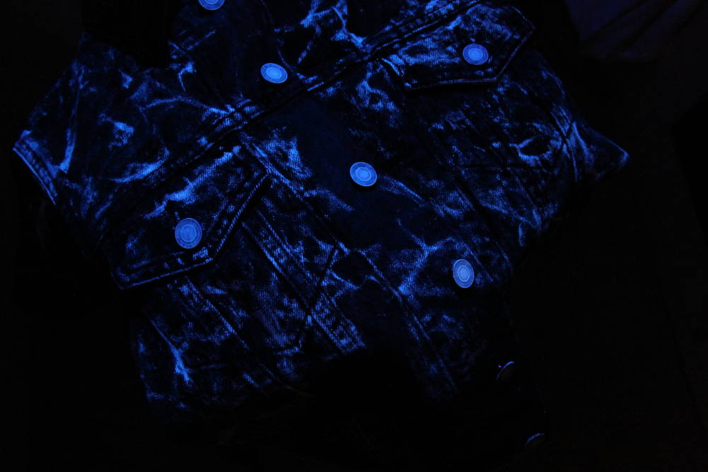 Indici Couleur - Black-light denim jacket - Invenio Flory