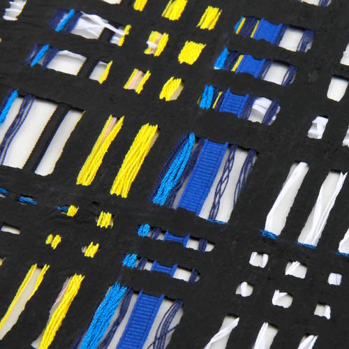 Transfer Imprimo exclusive process - 3D-printed tartan created by Invenio Flory