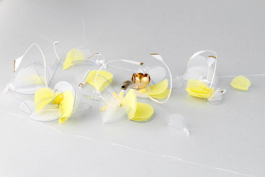 Vibration - Sheer embroidery created by Invenio Flory for Adélie Métayer