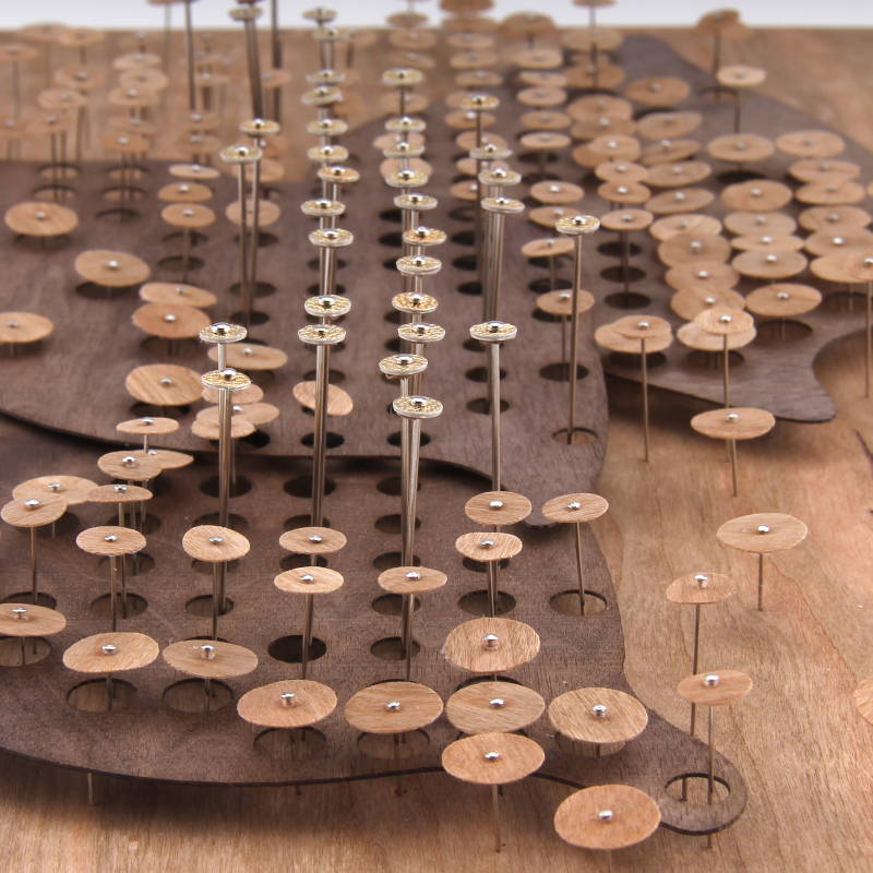 Volume - Structure - Nail and grid panel - Invenio Flory