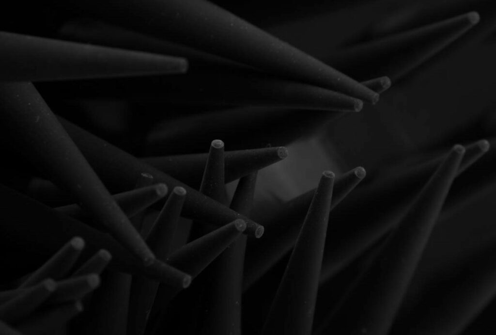 Silicone picots created by Invenio Flory for Balenciaga