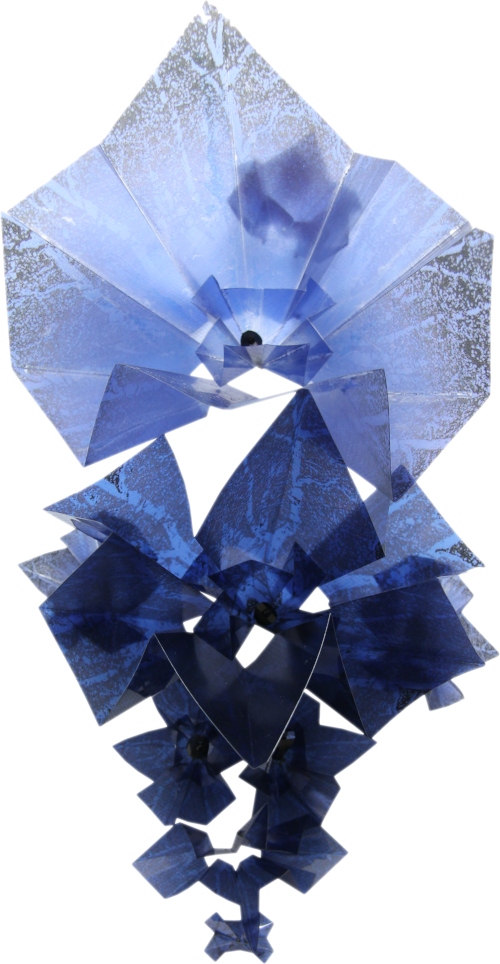 Manifesto - Origami mineral embroidery - Invenio Flory