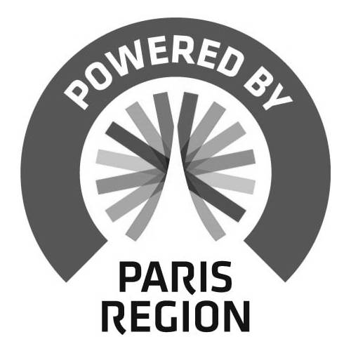 Powered by Paris Region logo - Invenio Flory b&w